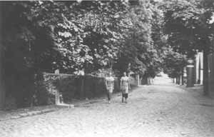 Die Dorfstraße, Ende der 20er Jahre